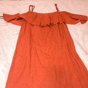Forever 21 off the shoulder dress!